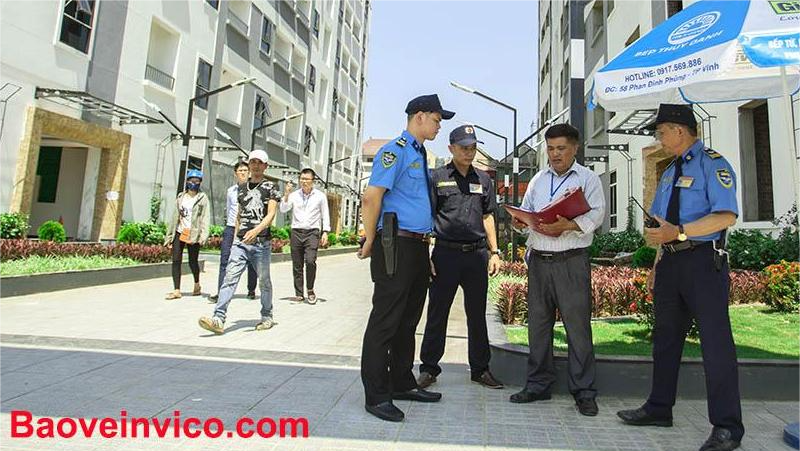 Đội ngũ bảo vệ INVICO làm việc chuyên nghiệp, duy trì kỷ luật tại Nghệ An